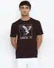 Regular Fit Brand Print Crew-Neck T-Shirt