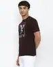Regular Fit Brand Print Crew-Neck T-Shirt