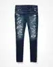 Men Mid-Wash Distressed Skinny Fit Jeans